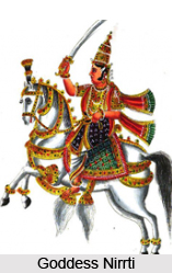 Goddess Nirrti, Hindu Goddess