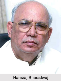 Hansraj Bharadwaj , Indian Politician