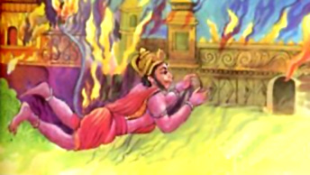 Hanuman Burns Lanka