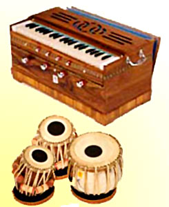 Harmonium and tabla