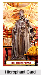 Hierophant Card , Tarot Card