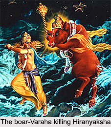 Hiranyaksha, Brother of Hiranyakasipu