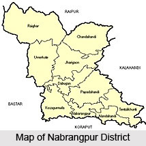History of Nabrangpur district, Orissa