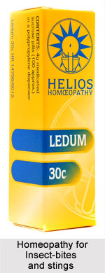 Homeopathy for Insect-bites and stings