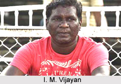 I M Vijayan, Indian Football Player