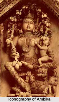 Iconography of Ambika, Deogarh