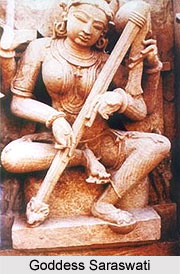 Iconography of Goddess Saraswati, Khajuraho