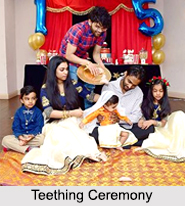 Indian Customs in Teething, Indian Hindu Customary Ceremonies