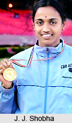 J.J. Shobha, Indian Athlete