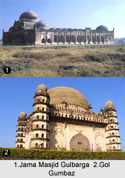 Jama Masjid Gulbarga and Gol Gumbaz - Bahmani Architecture