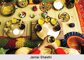 Jamai Shasthi, Indian Ceremony