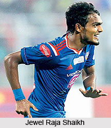 Jewel Raja Shaikh, Indian Football Player