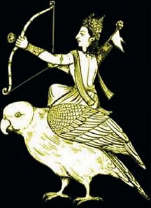 Kameri, Indian Cuckoo - Vahana of Kama Deva