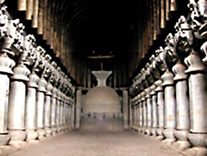  Chaitya hall at Karle, Buddhist Indian Sculpture