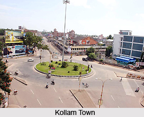 Kollam Town in Kollam District, Kerala