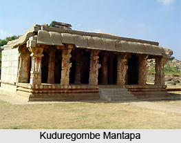 Kuduregombe Mantapa, Hampi, Karnataka