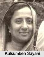 Kulsumben Sayani , Indian Social Activist