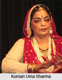Kumari Uma Sharma, Indian Kathak Dancer