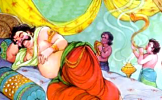 Awakening of Kumbhakarna, Yuddha Kanda, Ramayana