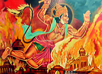 Lanka Dahan, Sundara Kanda, Ramayana