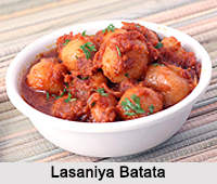 Lasaniya Batata, Gujarati Cuisine