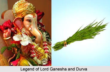 Legend of Lord Ganesha and Durva