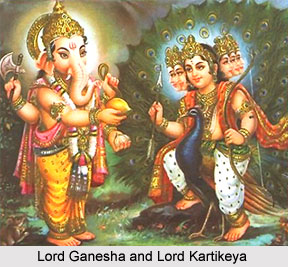Legend of Lord Ganesha and Kartikeya