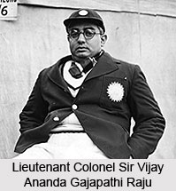 Lieutenant Colonel Sir Vijay Ananda Gajapathi Raju, Indian Cricket Player