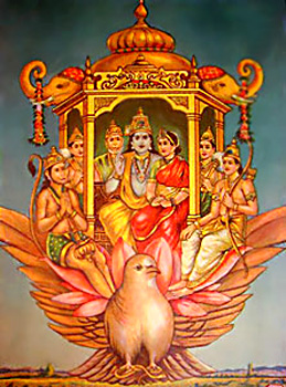 Lord Rama Leaves Lanka