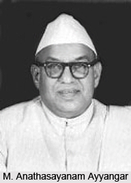 M. Anathasayanam Ayyangar, Indian Speaker