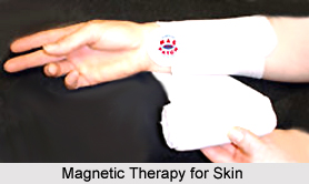 Magnetic therapy for skin and hair pigmentation