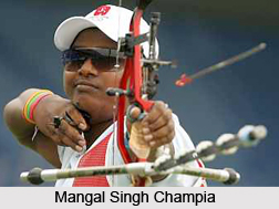 Mangal Singh Champia, Indian Athlete