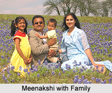Meenakshi Seshadri with Family