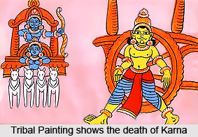 Meeting of Kunti and Karna, Mahabharata