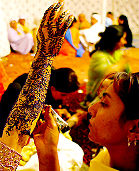 Mehendi dye