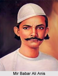 Mir Babar Ali Anis, Urdu Poet