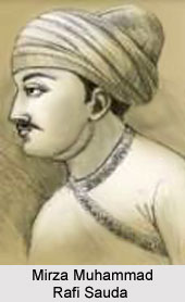 Mirza Muhammad Rafi Sauda, Urdu Poet