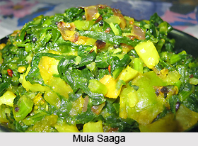 Mula Saaga, Oriya Recipe