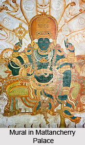 Murals in Mattancherry Palace