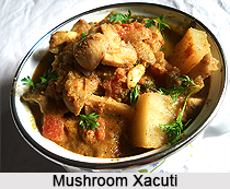 Mushroom Xacuti, Goan Cuisine