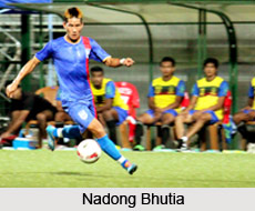 Nadong Bhutia, Indian Football Player