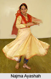 Najma Ayashah,  Indian Dancer