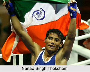 Nanao Singh Thokchom, Indian Boxer