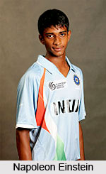 Napoleon Einstein, Indian Cricket Player