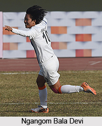 Ngangom Bala Devi, Indian Football Player