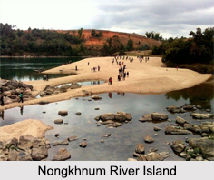 Nongkhnum River Island, Meghalaya
