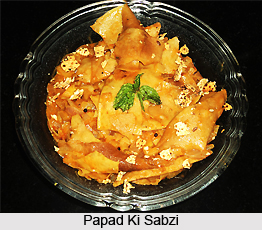 Papad ki Sabzi