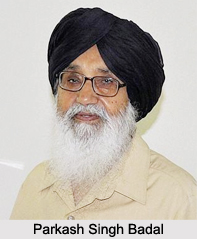 Parkash Singh Badal, Chief Minister of Punjab