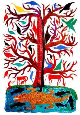 Pithora Paintings, Indian Tribal Painting