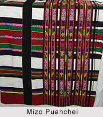 Puanchei, Fabric of Mizo Kukis, Textiles of Manipur